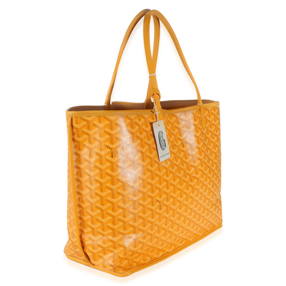 Goyard Yellow Goyardine Canvas Reversible Anjou PM - Picture 4 of 7